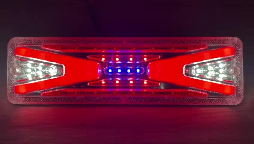 Stop Lamp 12 Volt 24 Volt Truk Model Merah / Lampu Rem LED Variasi Truck 12V 24V Model Merah Universal