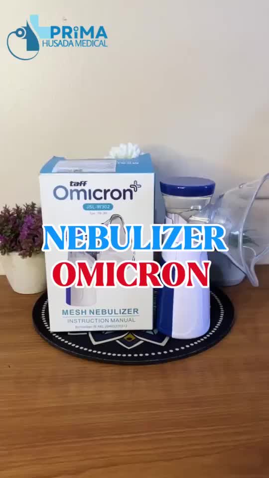 【Jaminan kualitas 100%】Nebulizer Alat Uap Bantu Pernafasan Asma Inhalasi / Nebulizer Portable / Alat Nebulizer Anak / Nebulizer Taff Omicron / Alat Uap Nebulizer Anak Dan Dewasa / Alat Terapi Pernafasan Asma