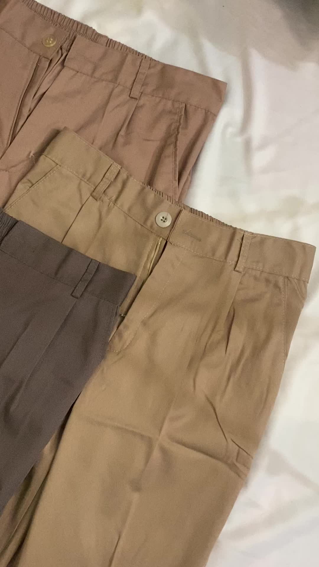 Celana Kerja Wanita Kantor Baggy Pants Panjang Slim Fit Korean Style/Baggy Pants Panjang American Drill Grade A