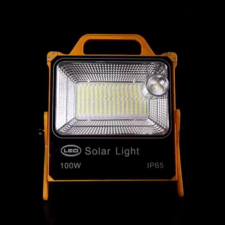 【pendakigunung】Lampu LED Tenaga Surya Lampu Portabel Lampu Darurat Tahan Air Luar Ruangan Multi-Fungsi Portabel Dengan Panel Surya di Bagian Belakang Anda Dapat Menggunakan USB untuk Mengisi Daya Ponsel Anda Camping