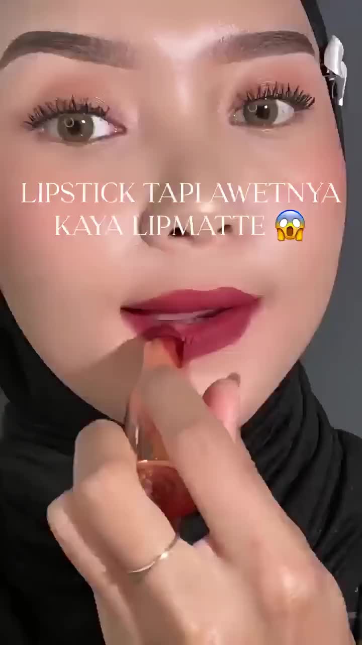 O.TWO .O Matte Lipstick Misty Kiss Lock Color Silky 24H Long Lasting Lip Makeup Autentikset Riasan/krim Alis/gel Alis/Maskara/lipstik Lip Gloss GREE