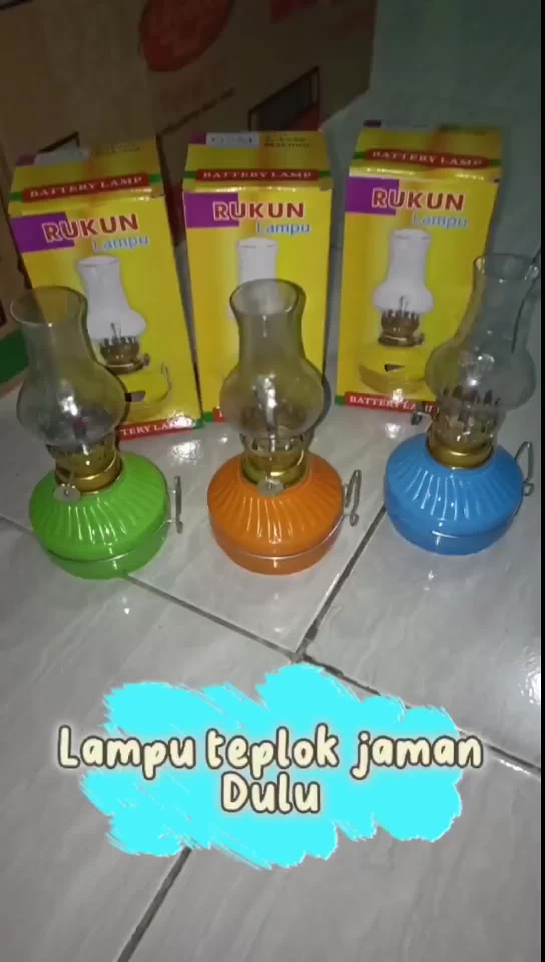 [3 pcs] Lampu Emergency Teplok Led / lampu ublik LED free baterai