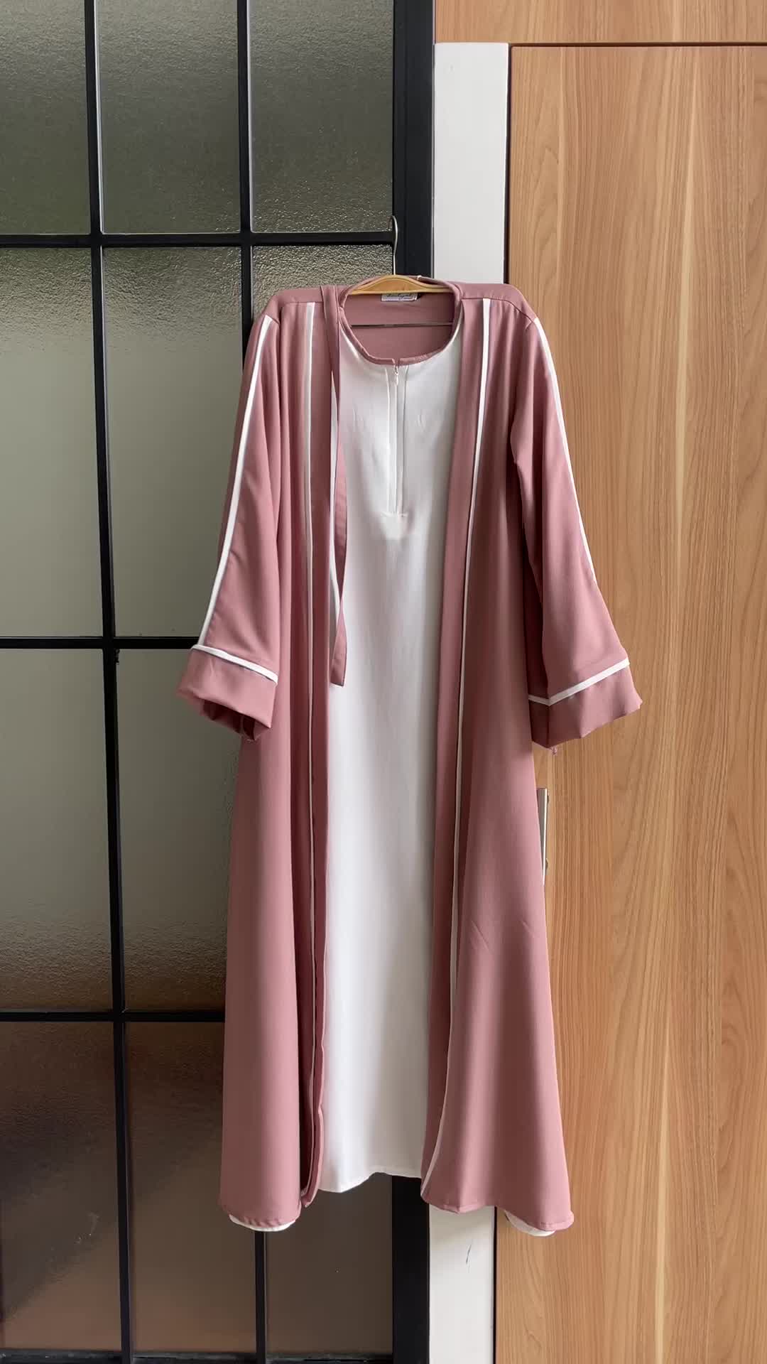 DAILYAL - Naura Abaya (Abaya two tone)