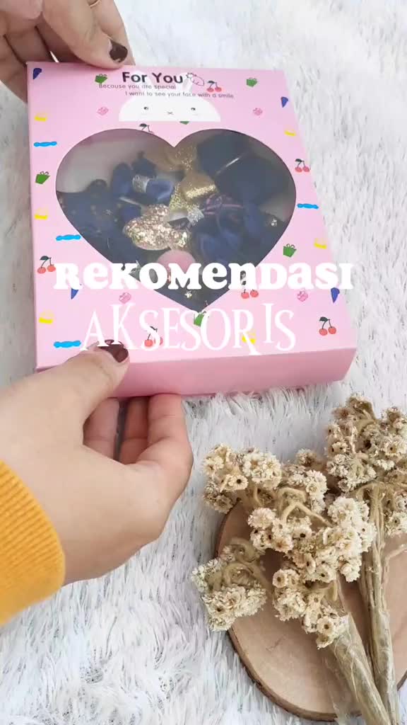 ByKiddos - Set Aksesories Rambut Anak Isi 18 PCS / Satu Set Jepit Dan Ikat Rambut Anak Import Motif Lucu