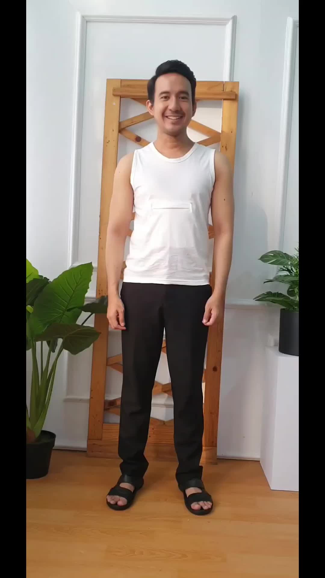 Singlet Haji Dan Umroh Pria Berkantong Depan Atasan Cowok Dewasa Katun Kaos Oblong Distro