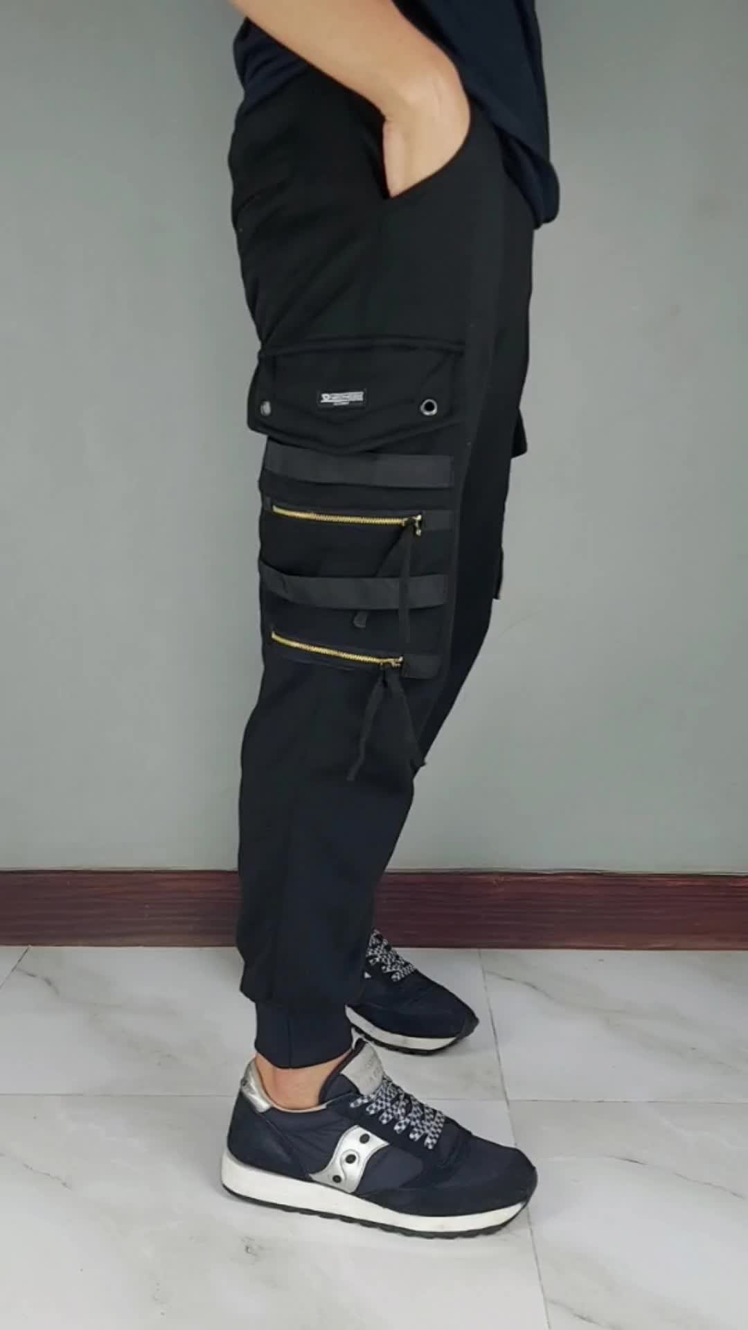 PROMO Celana Jogger Joger Panjang Double Zipper Bahan Baby Terry / Celana Cargo Kargo Pria Traveling Uniseks Pria Wanita Sport