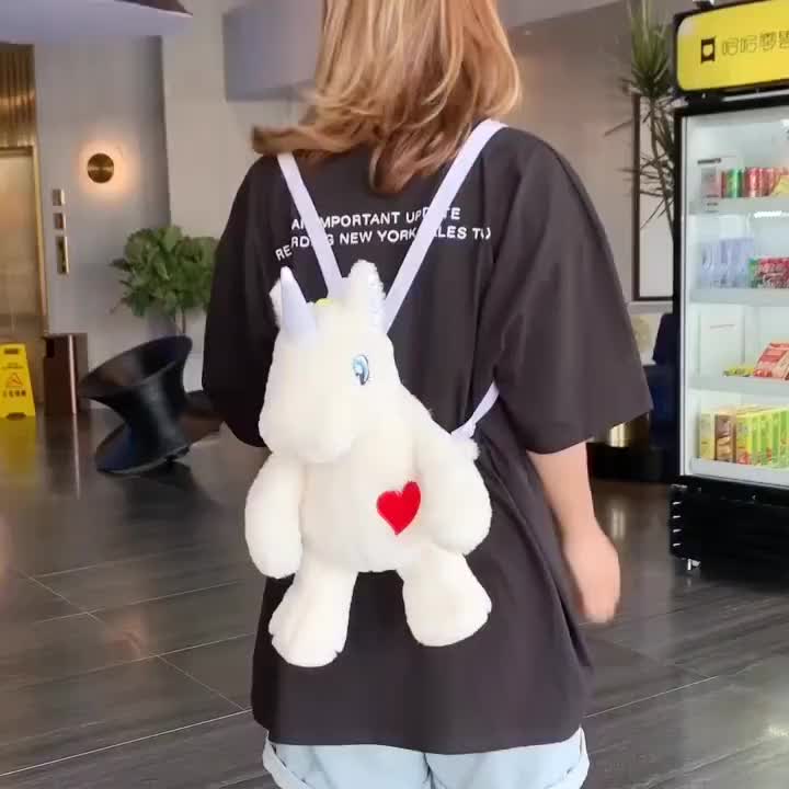codready  Tas Ransel Wanita Fashion Motif Kartun Karakter Hewan Unicorn Anak & Dewasa supermall