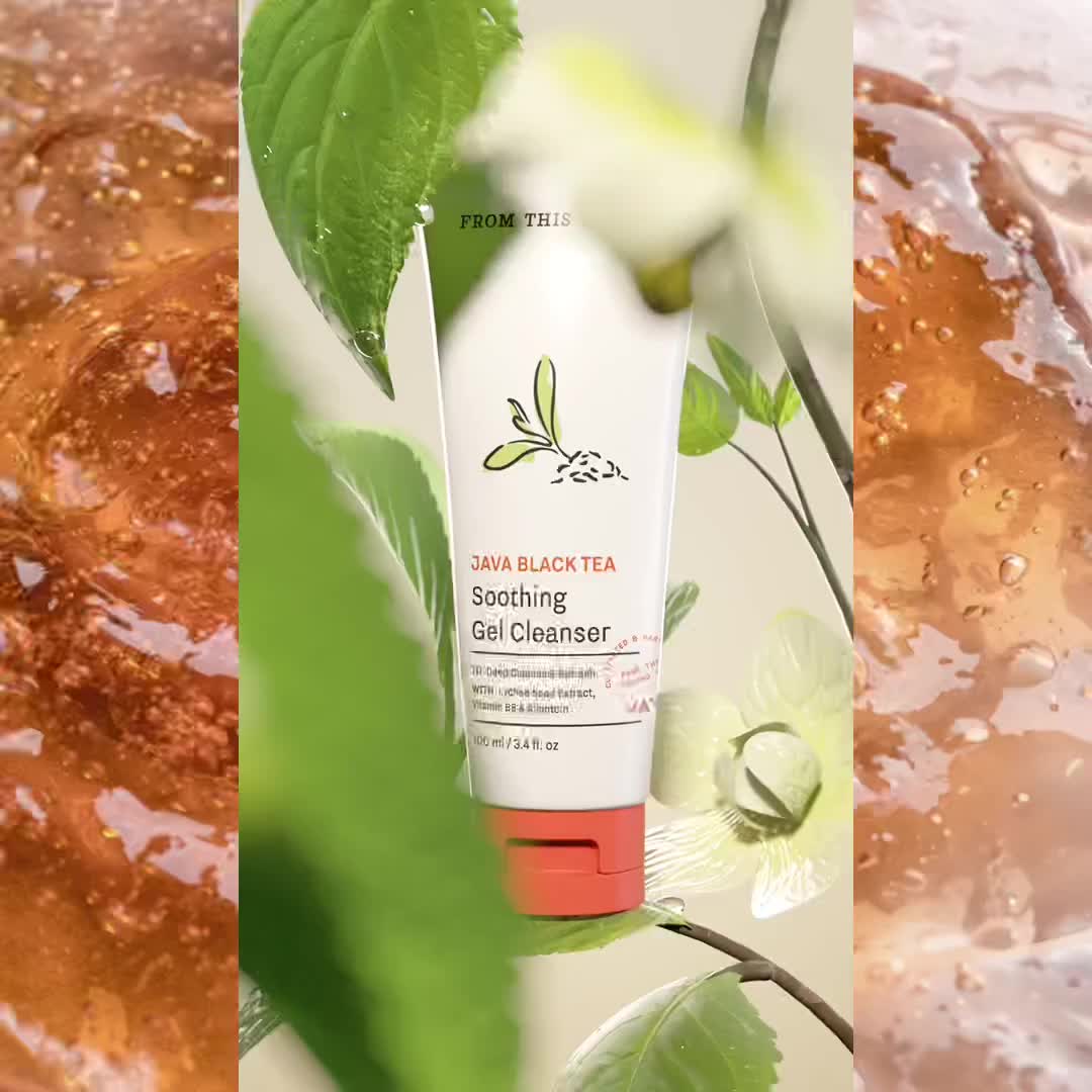 From This Island Java Black Tea Soothing Gel Cleanser | Sabun Cuci Muka Lembut untuk Semua Jenis Kulit