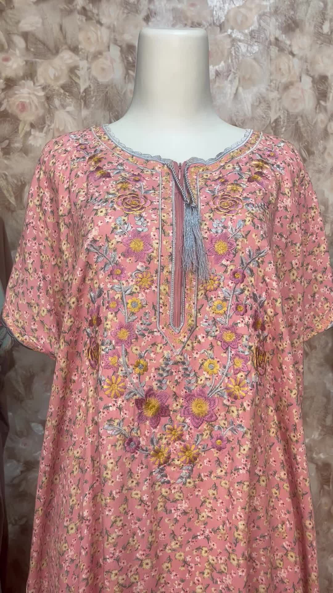 Marissa Collections Daster Bordir Cantik Tassel Katun Rayon Motif Premium Busui Bumil Friendly