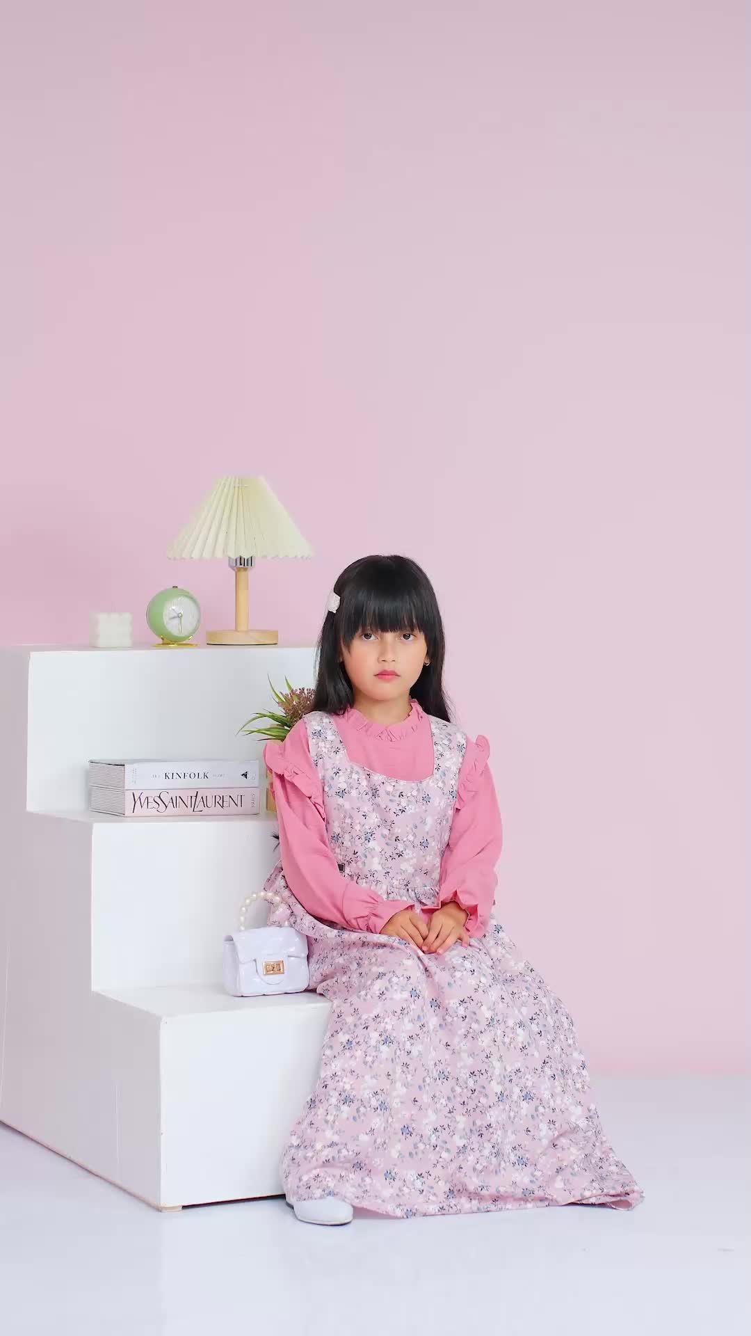 Salma OverAll Anak Perempuan seri baru Overall set Set baju anak remaja dewasa Fashion