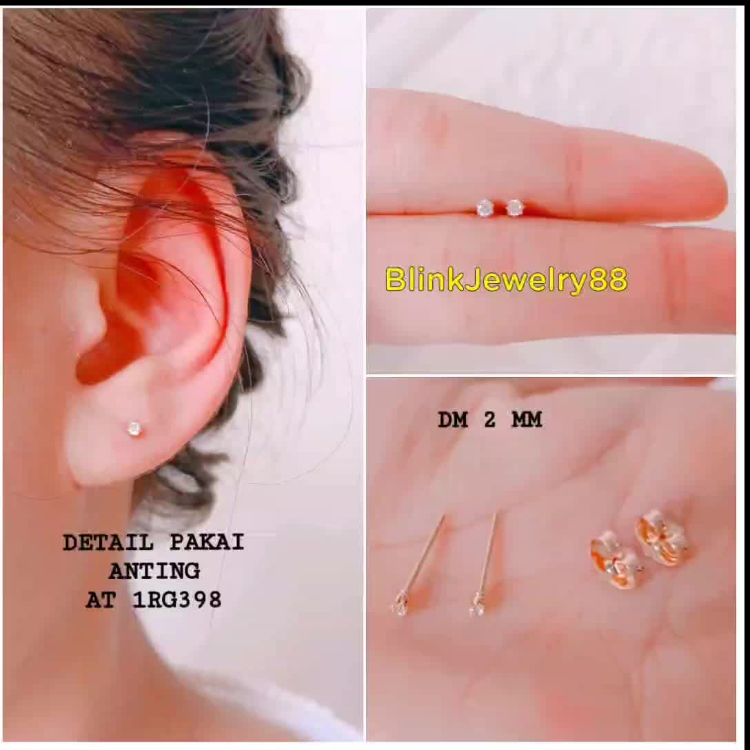 Anting Tindik Titanium Naura