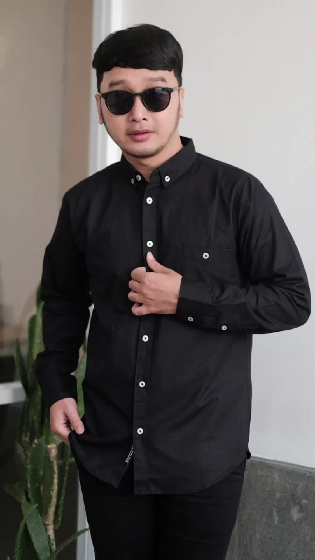 Kemeja Polos Lengan Panjang By Bolter