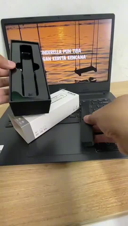 NETPAC S10 Penunjuk Presentasi Laser Wireless dengan Tampilan Digital LED & Port Input Tipe C untuk Pengisian Ulang Kompatibel dengan Windows Mac Android