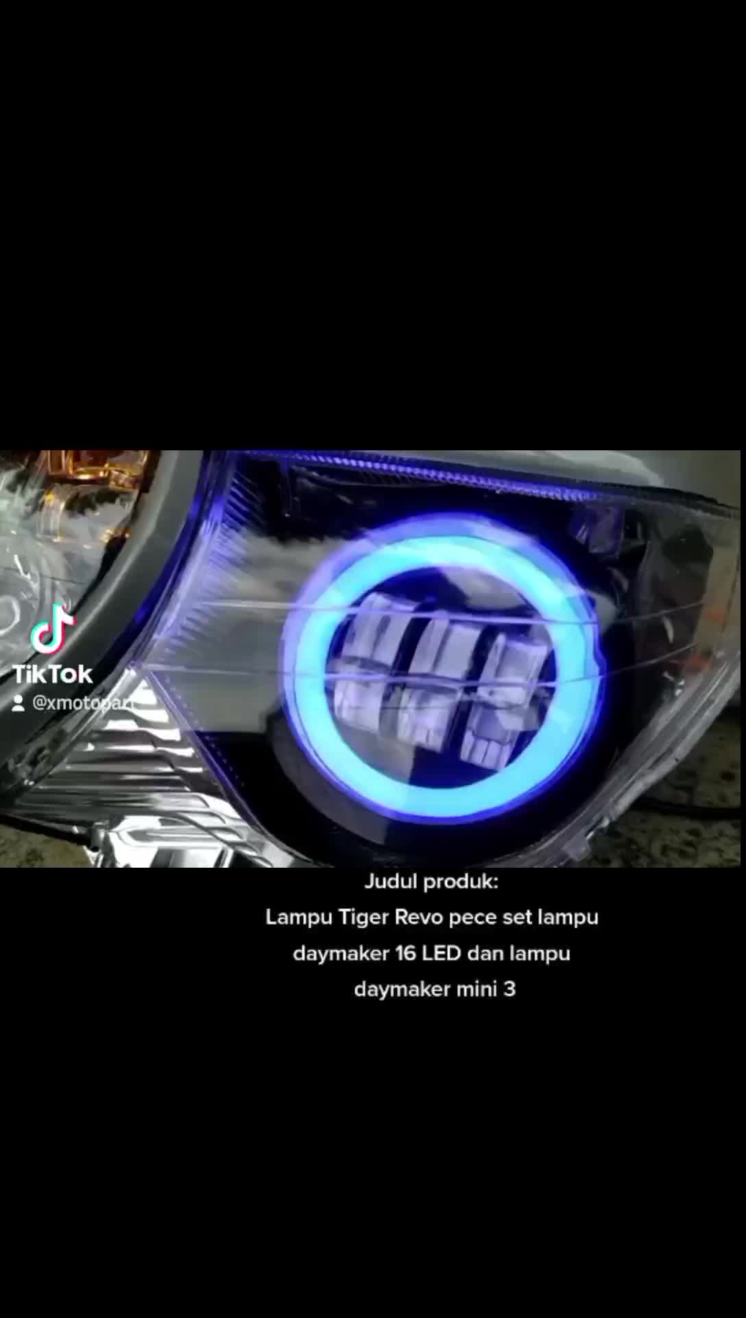 Lampu Daymaker Revo Pece Set Daymaker 16led plus daymaker Mini 3 Mata lampu tiger Pece