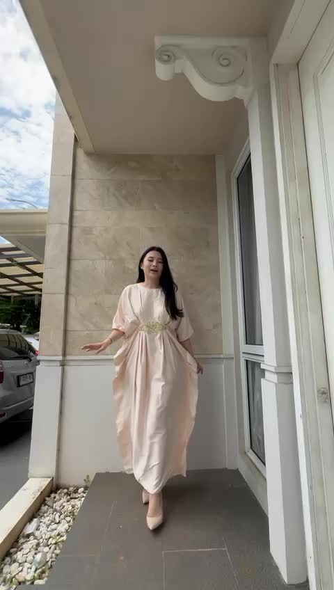 [VM] 075 - Kaftan Satin / Kaftan Bordir / Baju Muslim