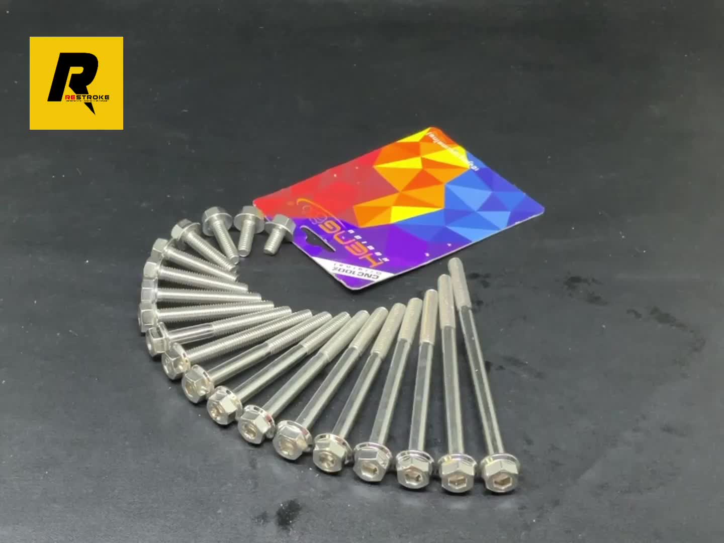 BAUT 10 M6 NEW MODEL 2 KUNCI HEXAGON PROBOLT STAINLESS ORIGINAL HENG