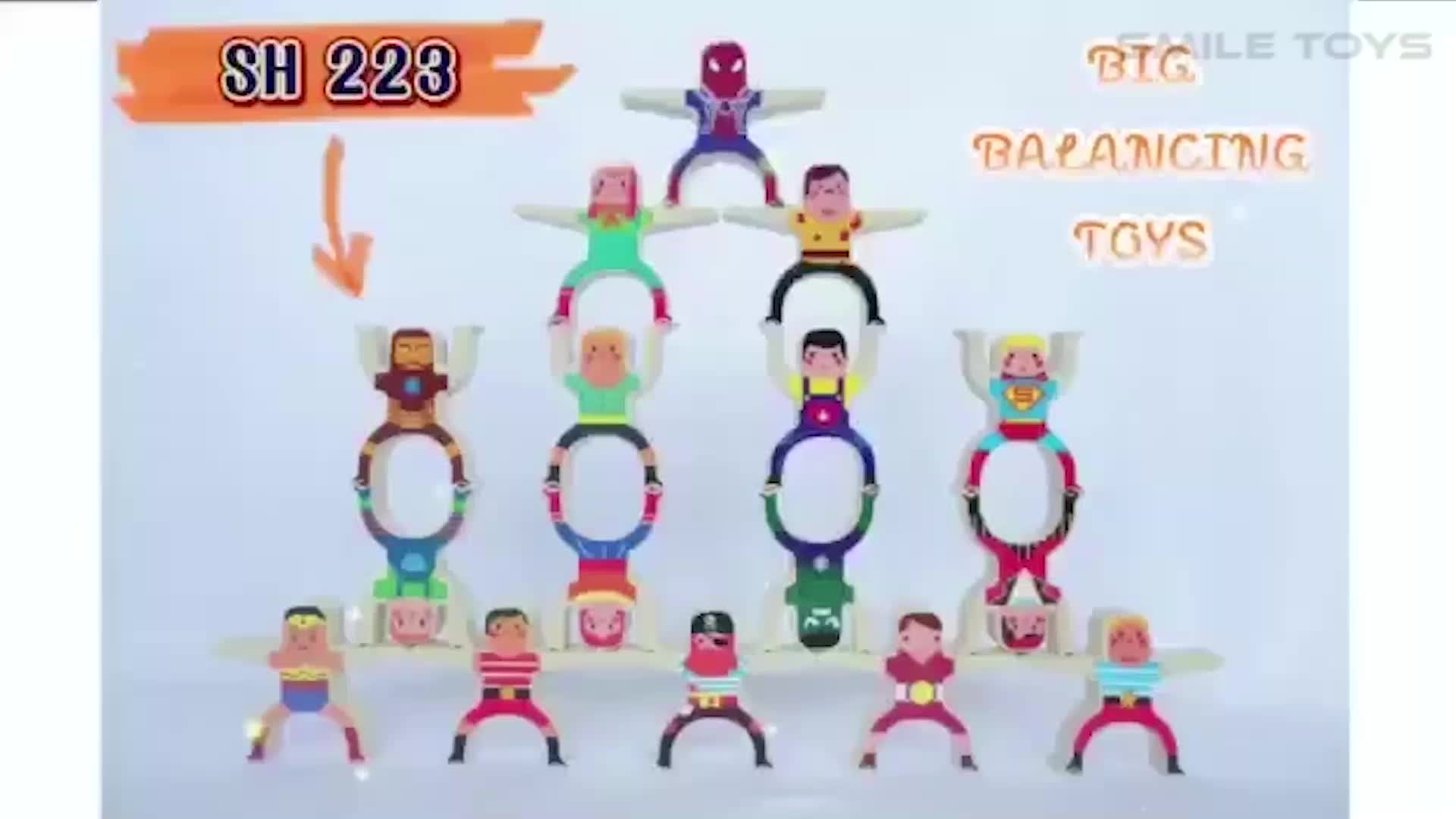MAINAN EDUKASI ANAK STACKING BLOCKS ISI 8 PCS 16 PCS - BALANCING TOYS SH 223 - BELAJAR MENYUSUN