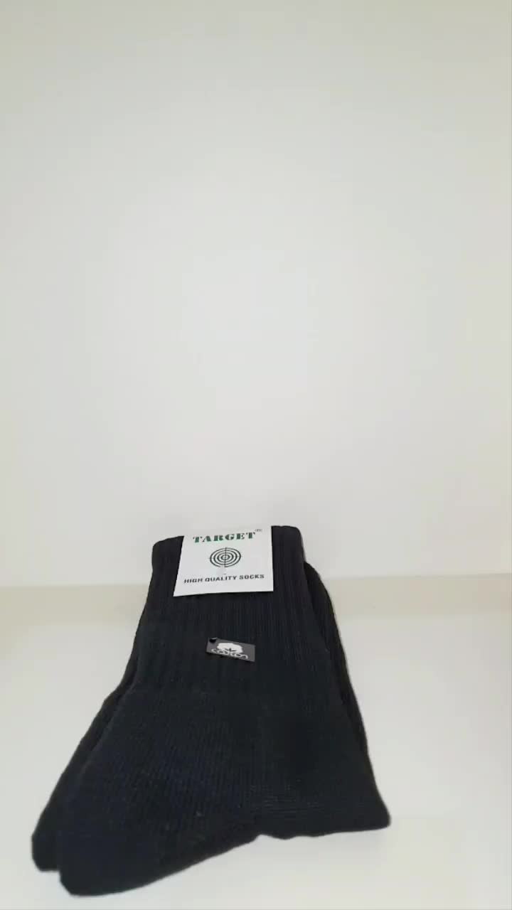 kaos kaki pdl target PDL Hitam | kaos kaki pdl target Hitam polos | Kaos kaki satpam | kaos kaki PDL