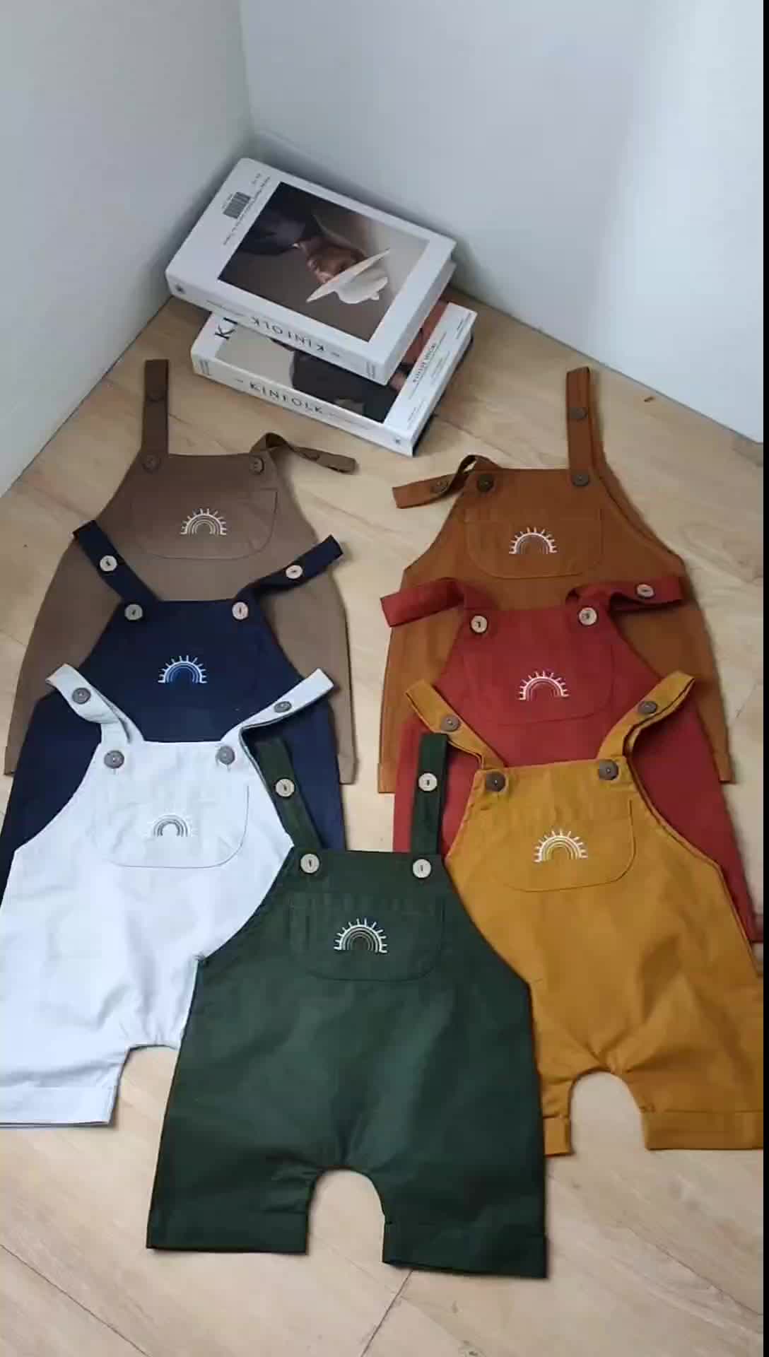 OVERALL - Promo 10.10 Overall Anak Jumper Bayi Baby Kids Cewek Cowo Perempuan Laki Katun Lucu Murah 1 2 3 4