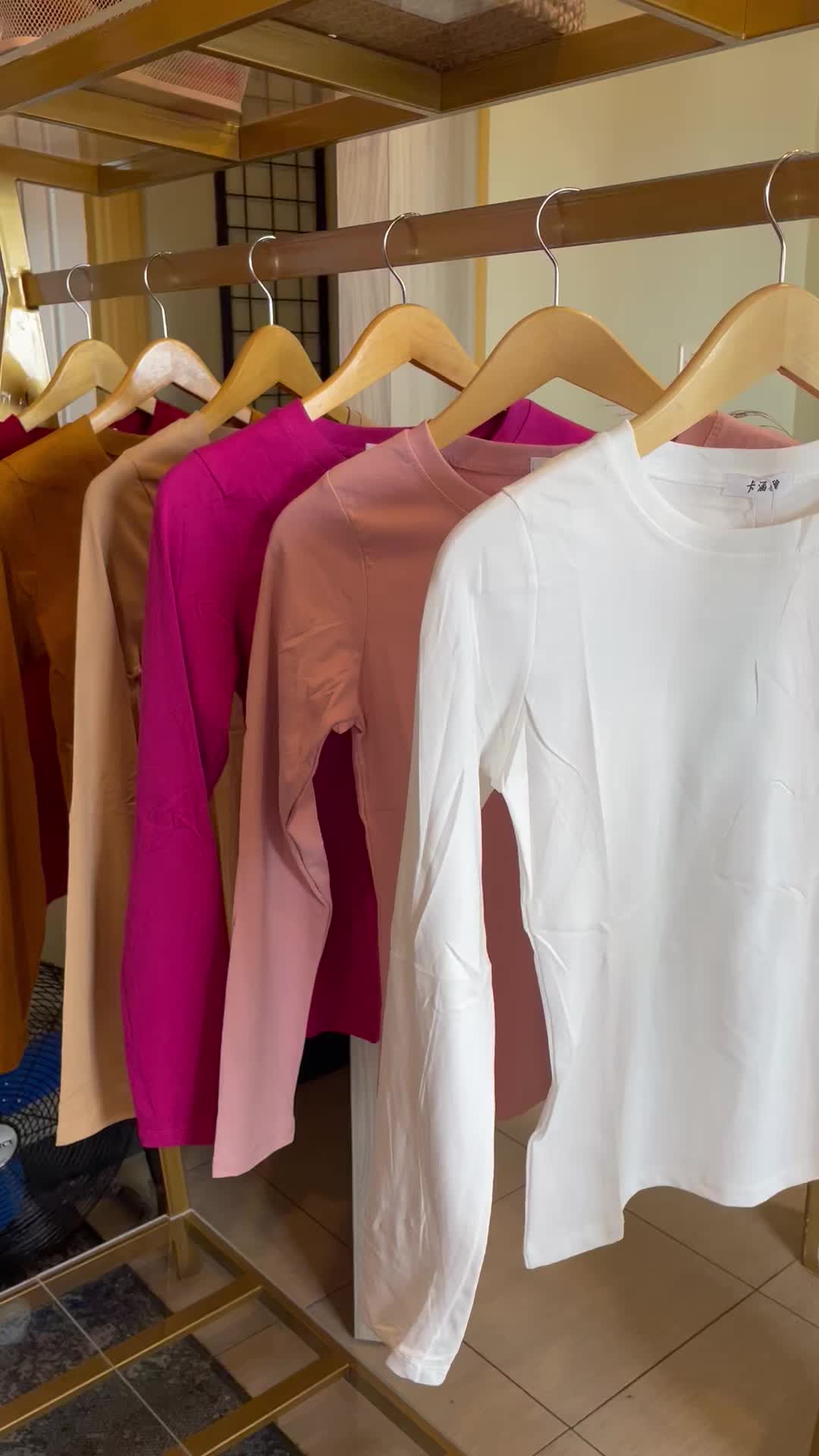 SA. [ O-PANJANG JOMILA ]  Baju KAOS Polos basic atasan WANITA LENGAN PANJANG | Panjang baju standart Oversize Manset