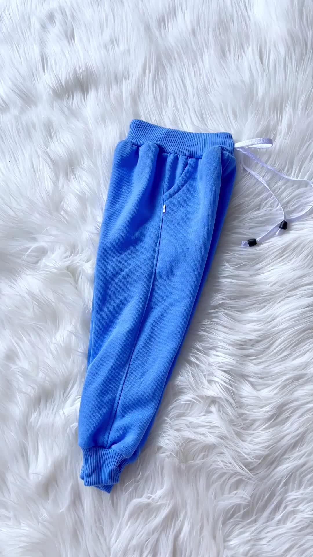 Celana Anak Panjang Joger Santai Training Trening Celana Sweatpant Harian Jogger Premium Olahraga Laki Laki Cowok Perempuan Usia 1-14tahun Motif Polos Bahan Fleece Abu Biru