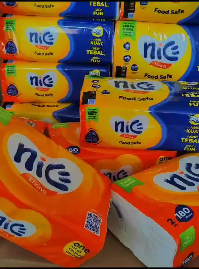 isi 10 Tisu Nice180 Sheet Ganti Kemasan 360 Helai Facial Tissue Montis Save Food