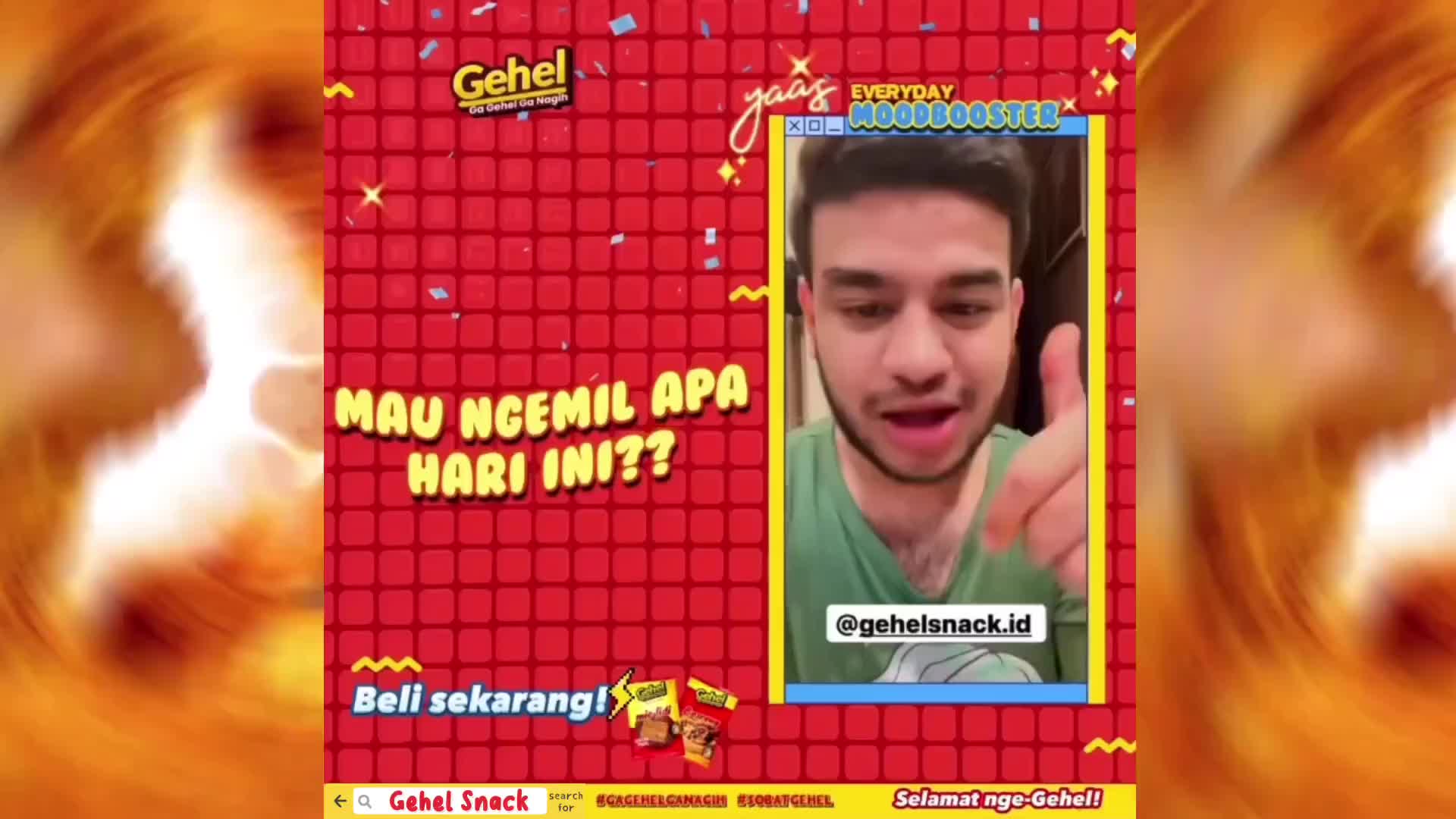 BASRENG Gehel 500gr - Makanan Ringan Food Snack Keripik Goreng Jajanan Pedas Cemilan