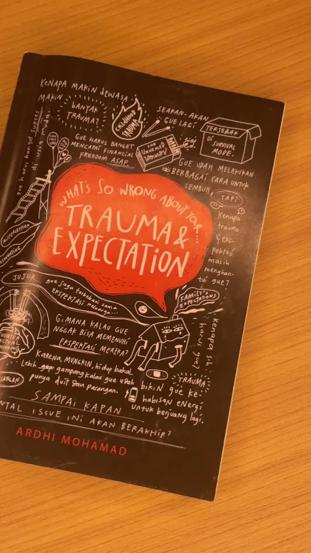Buku TRAUMA AND EXPECTATION by Ardhi Mohamad [ORIGINAL 100%]