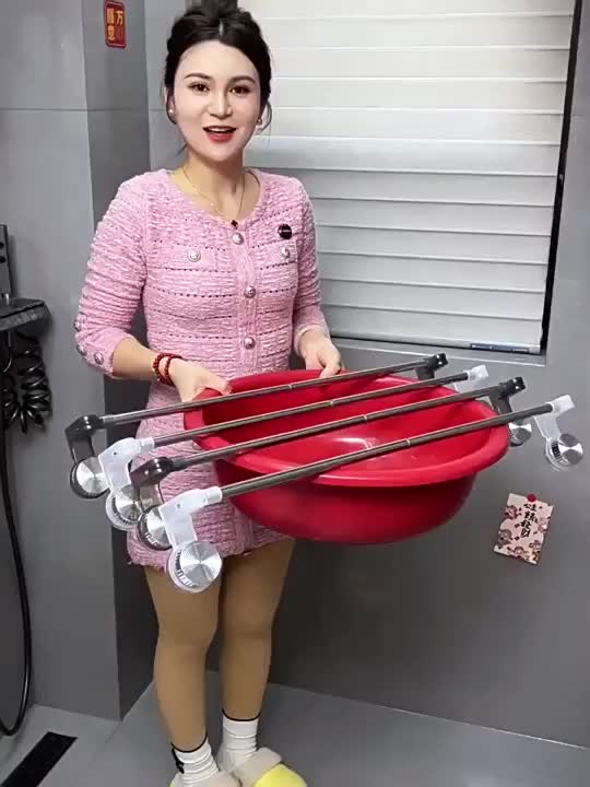 Rak handuk pengisap, dapat ditekan dan ditarik, untuk wadah penyimpanan handuk, tiang handuk, tempat penempatan barang di kamar mandi, tanpa perlu mengorek lubang di dinding kamar mandi