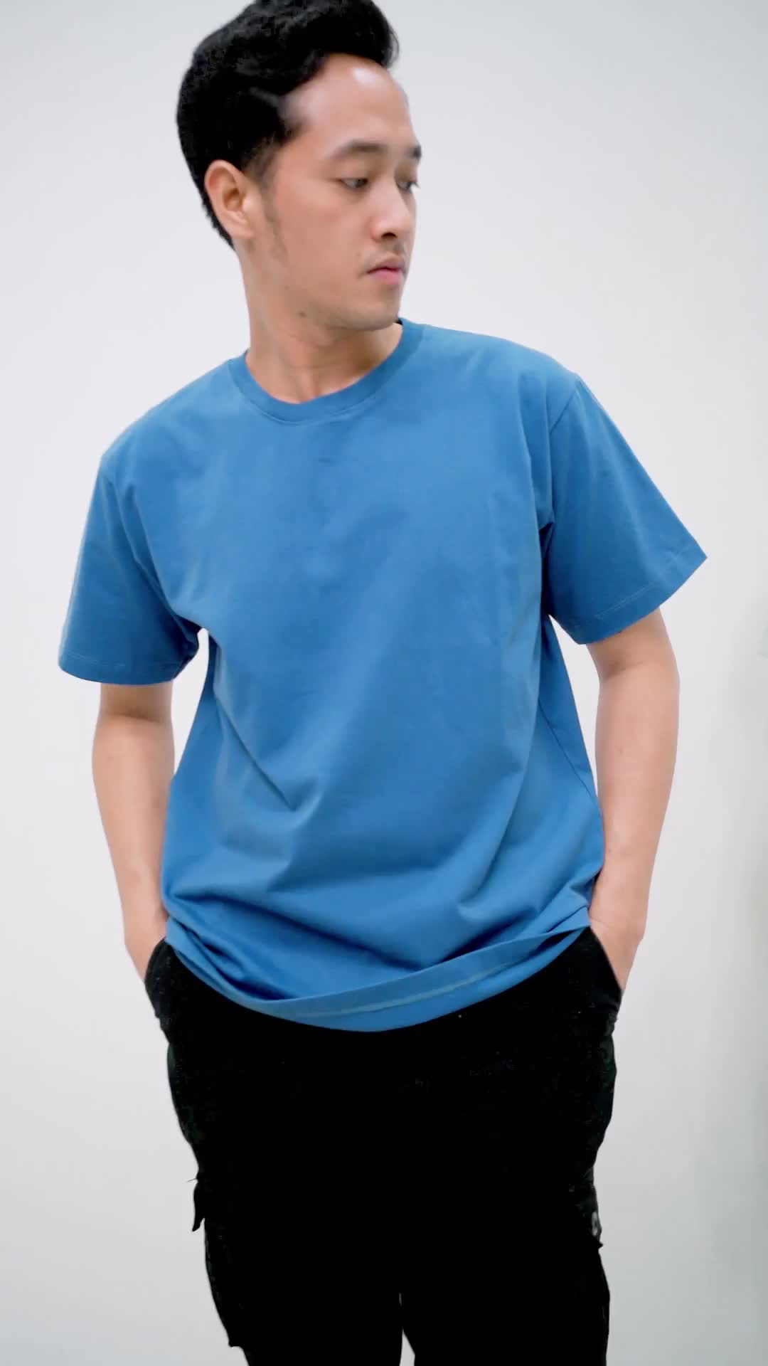 Otsky Kaos Pria Polos Lengan Pendek Tshirt Cotton Combed 24s Vol 3