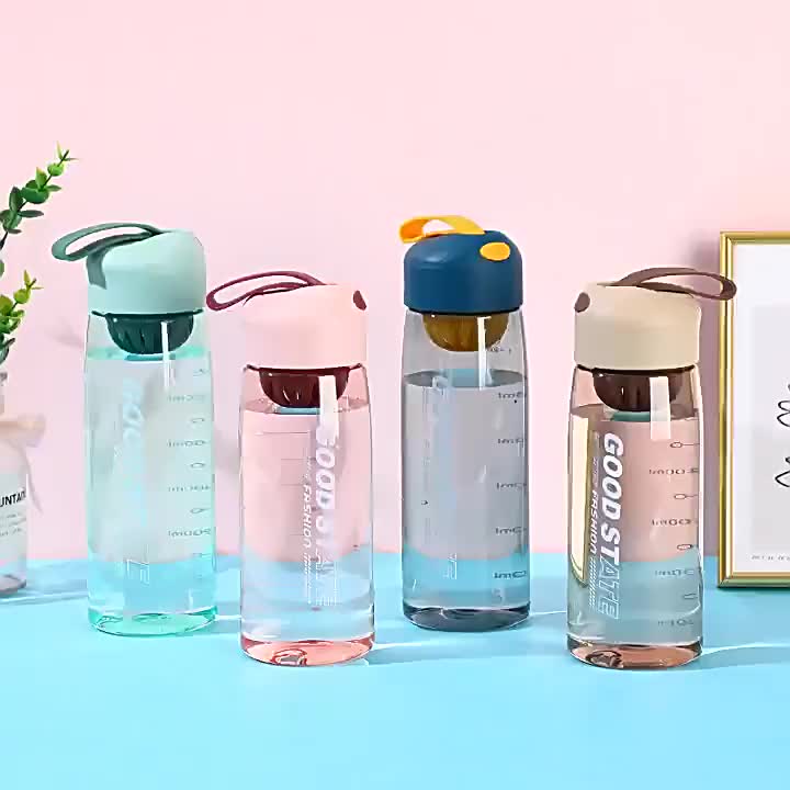 KP119 - BOTOL MINUM AESTHETIC WATER BOTTLE TERMOS BOTOL BENING ESTETIK BOTOL MINUMAN PLASTIK BERKUALITAS PREMIUM