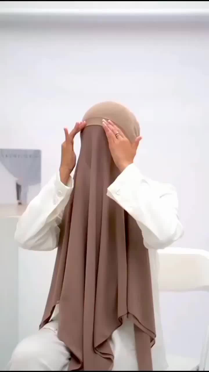 ZIYA Hijab Segi Empat Instan Inner 2 Layer Size 120x120cm Kerudung Segitiga Muslim