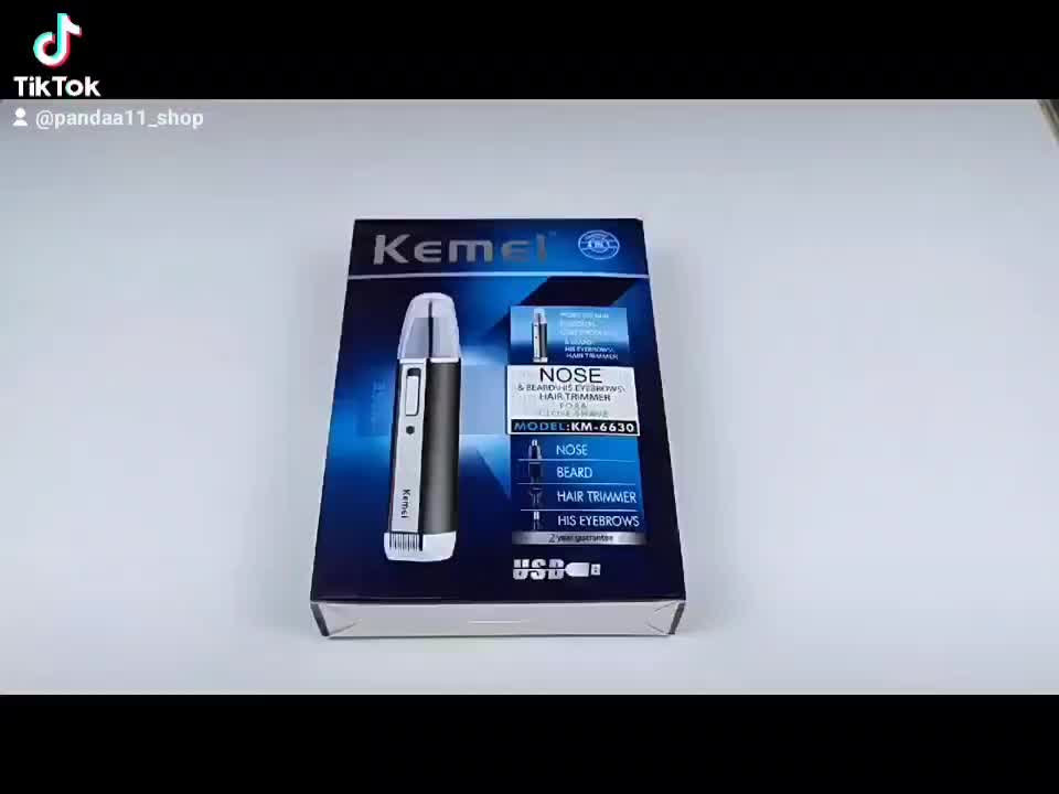 Alat Cukur Kemei 4 In 1 KM-6630 / Mesin Cukur Jenggot Kumis Bulu Hidung Alis 4iN1