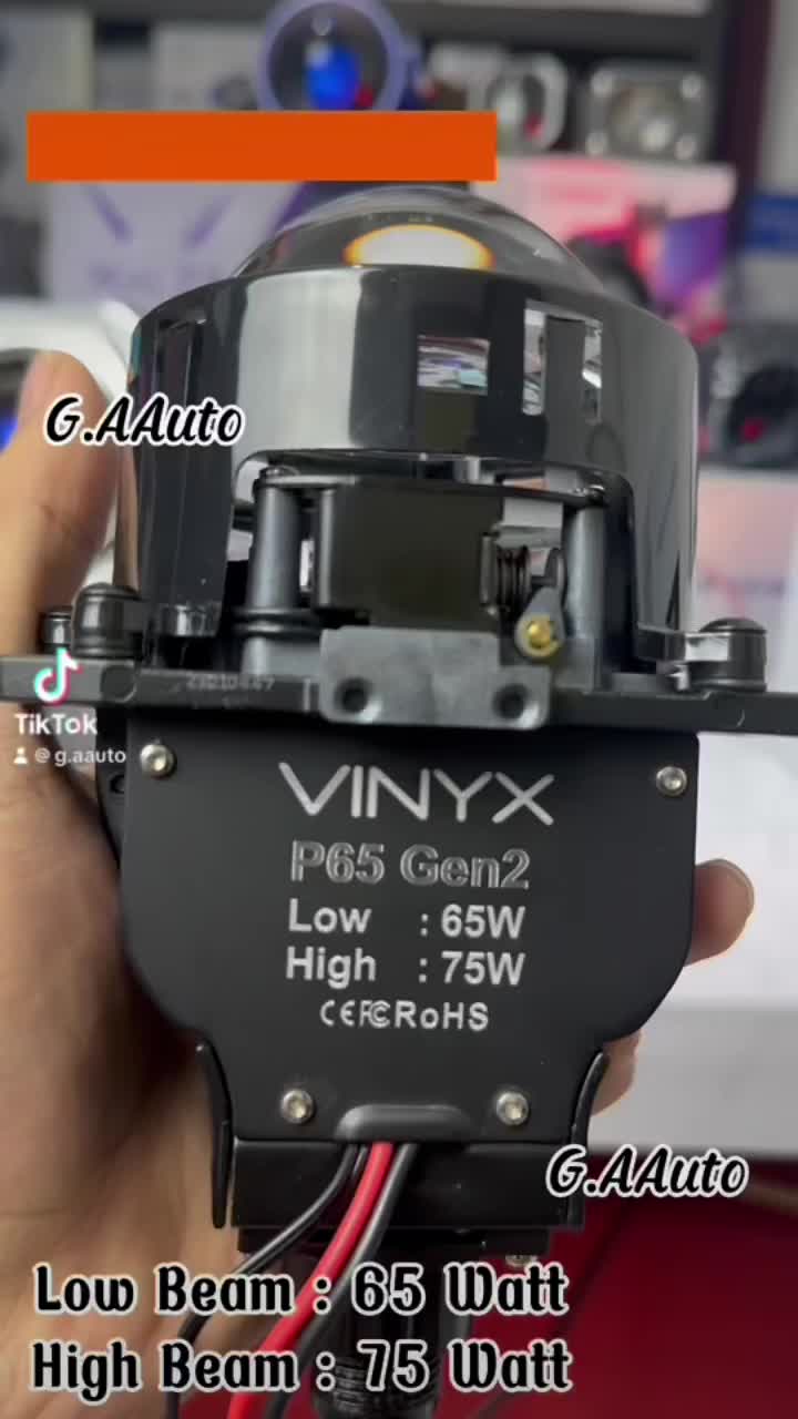 Lampu LED Projector Projie BiLED 3 Inch Mobil Motor Vinyx P65 - Vinyx P65 Lampu Utama Lampu depan Mobil Motor Car