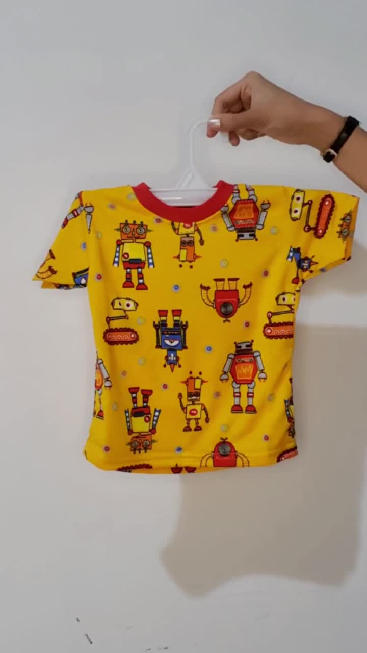 Kiminori RAKA.ST Setelan Baju Anak Laki Laki Lengan Pendek Celana