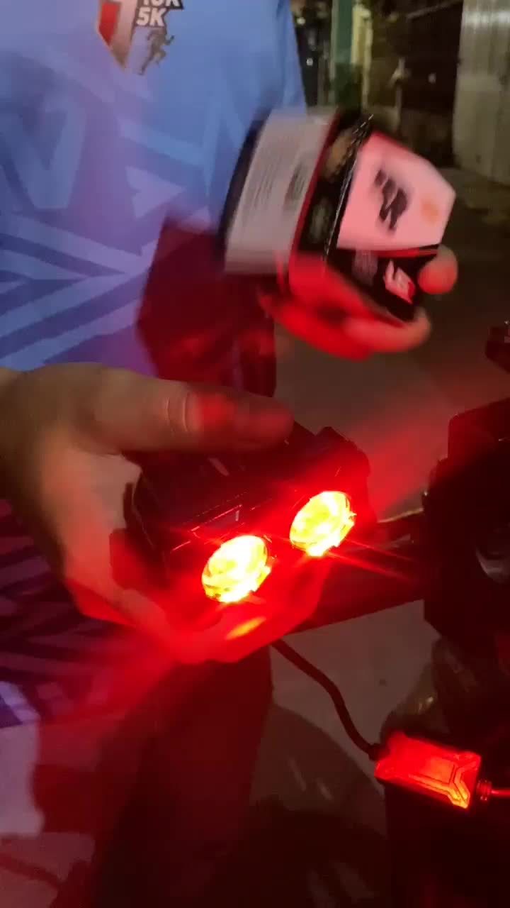 Lampu Tembak Laser 2 Mata D2 Devil Cs 1061 Waterproof 20Watt