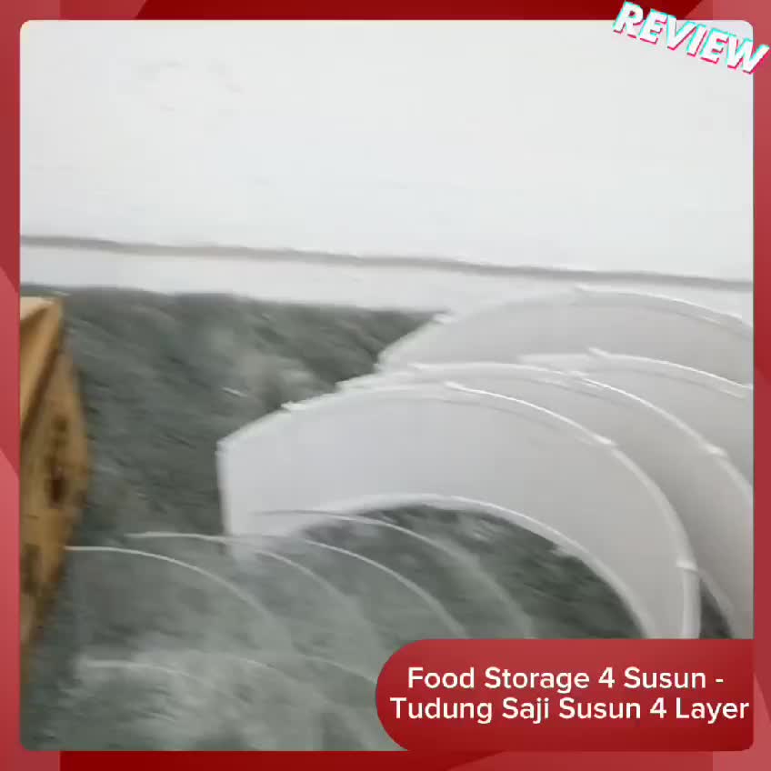 ENVIO - Food Storage 4 Susun  - Tudung Saji Makanan