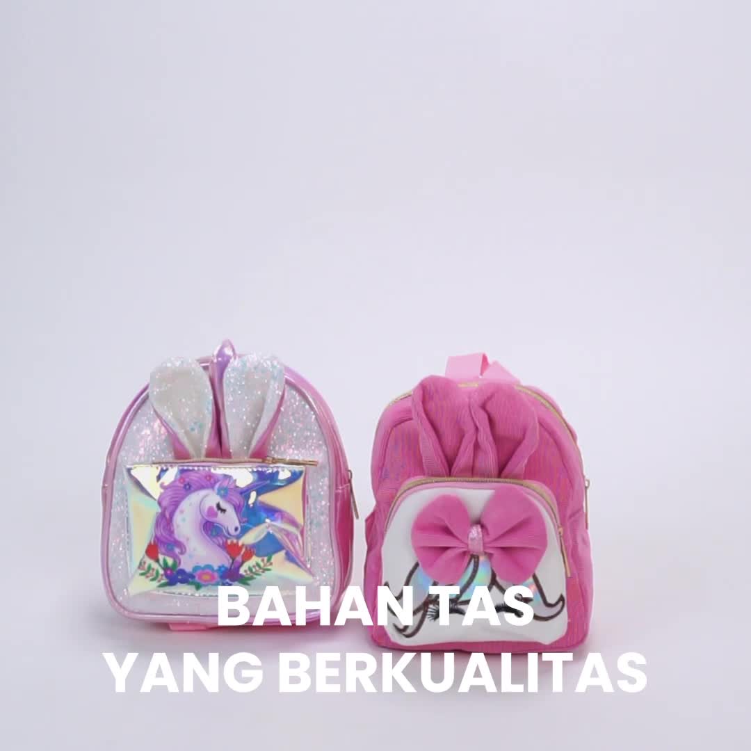 Tas Ransel Anak Perempuan Mini Backpack Unicorn BBP220100800 Naughty Accessories