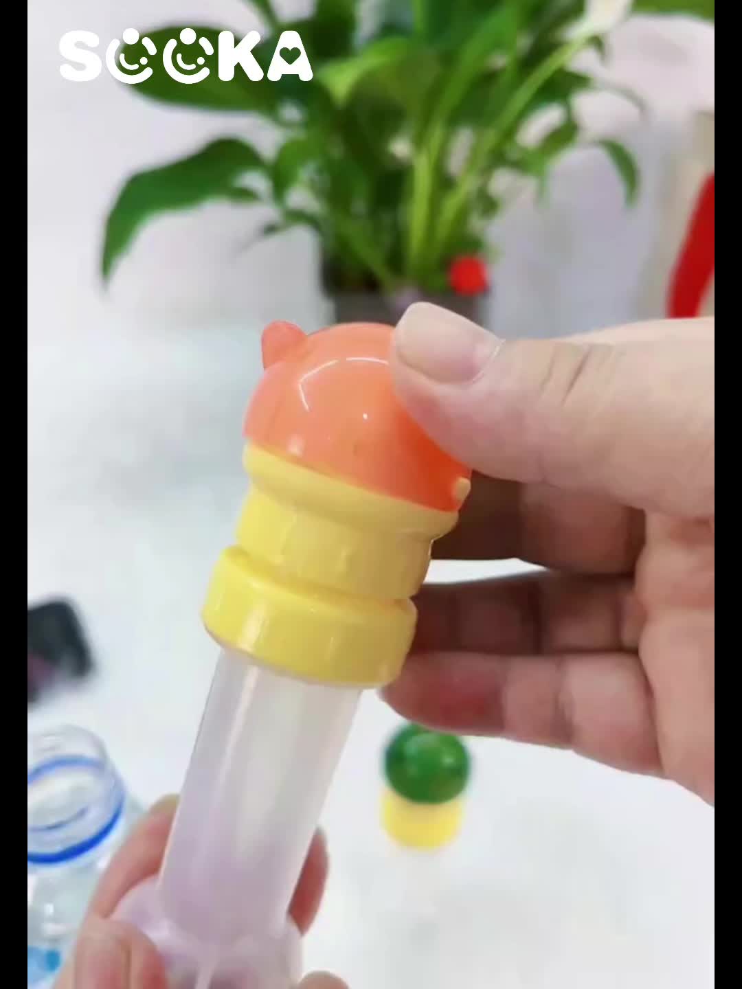 Sooka Tutup Sedotan Bottle Universal -  Accessories Tutup Konversi Botol Air Mineral Tutup Sedotan Tutup Anti Tumpah untuk Minuman Anak-Anak dan Bayi.BPA FREE SK-ECB1155
