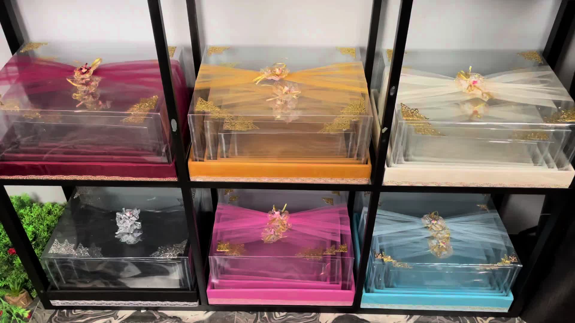 INNOVATIONS Pernikahan Box Seserahan Hantaran isi 4 & 2 Model Tile Spon Premium Full Tutup Mika kotak seserahan kotak seserahan pernikahan kotak hantaran kotak hantaran pernikahan box seserahan