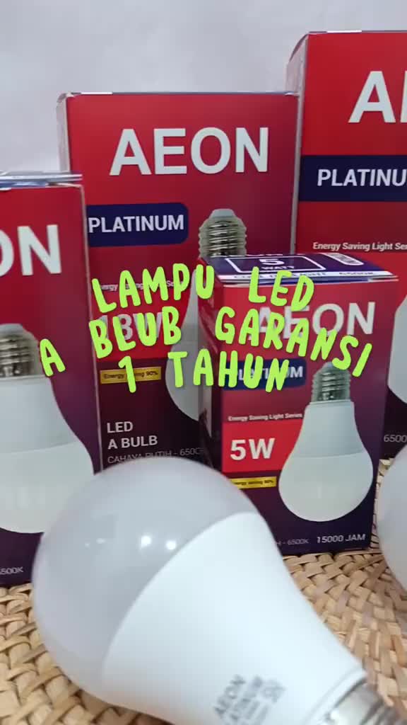 Lampu LED Platinum Bulb 5w 7w 9w 12w 15w 18w 21w 25w Cool White E27 SNI Putih