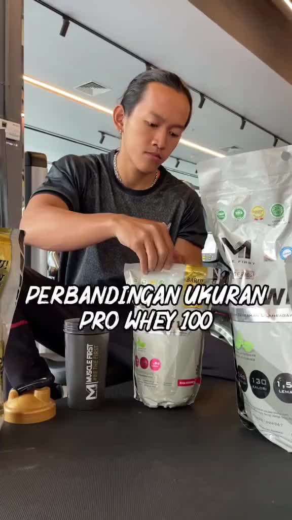 M1 Muscle First Pro Whey 2 Lbs BPOM dan Halal Whey Protein Suplemen Fitness M1 Pro Whey 100