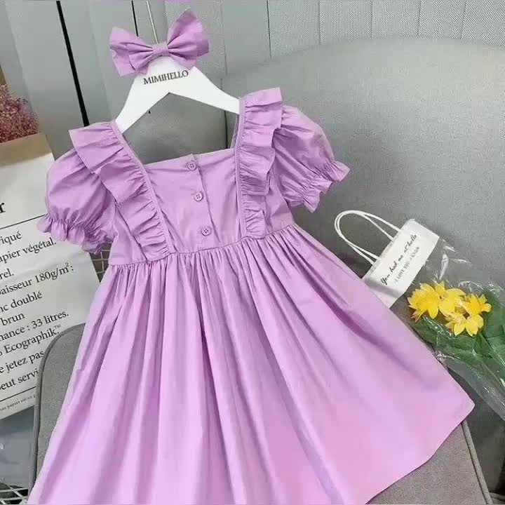 Gaun Pesta Pakaian Anak Perempuan Santai  / AUREL Dress Anak Model Baru A-Line Fashion Baru Untuk Lebaran
