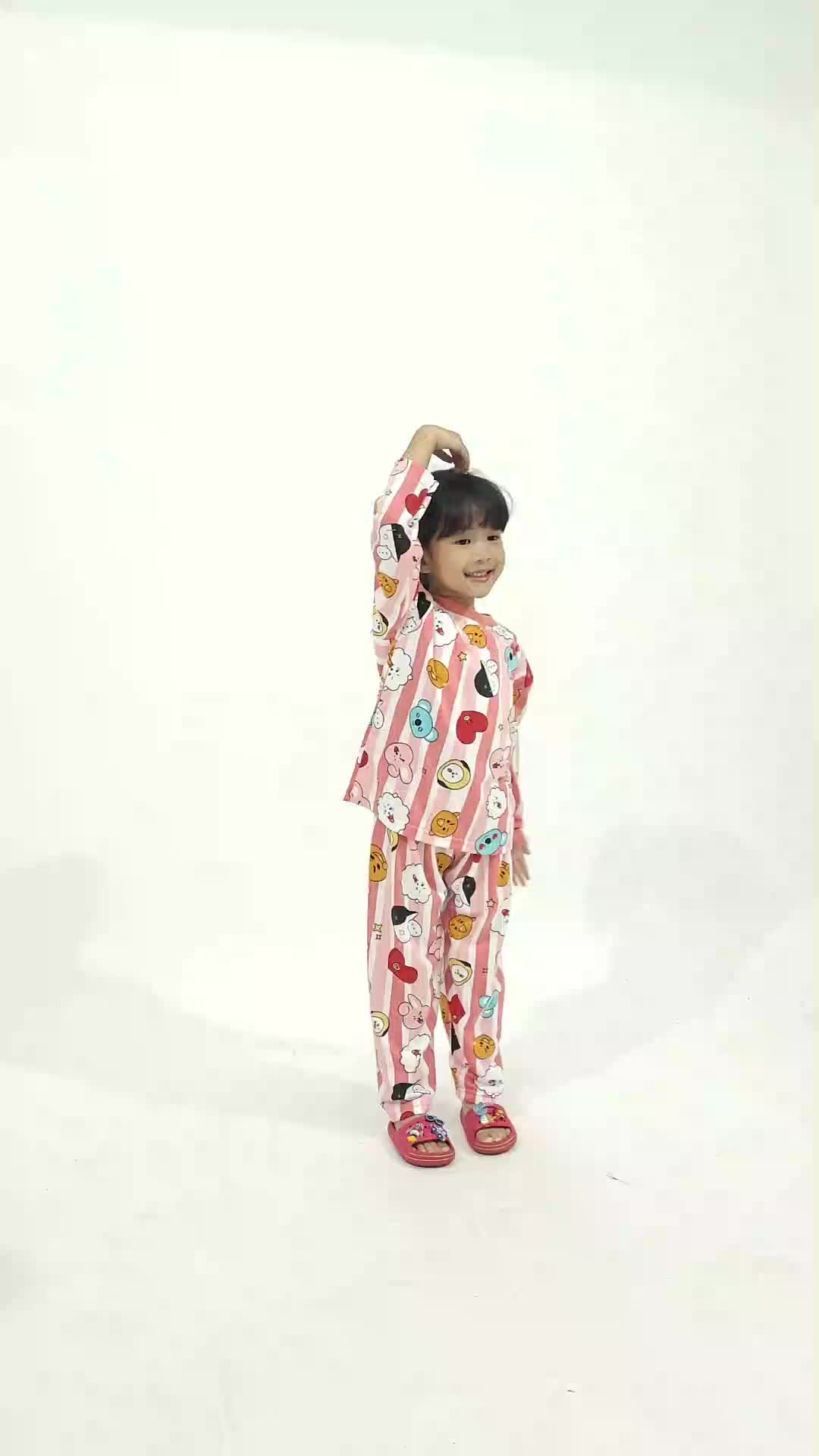Kiminori ELIN.PP Setelan Baju Anak Lengan Panjang Celana