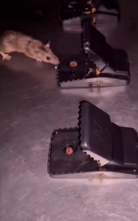 Mouse Trap Jebakan Tikus Perangkap Jepretan pembasmi serangga Alat jepit Warna hitam