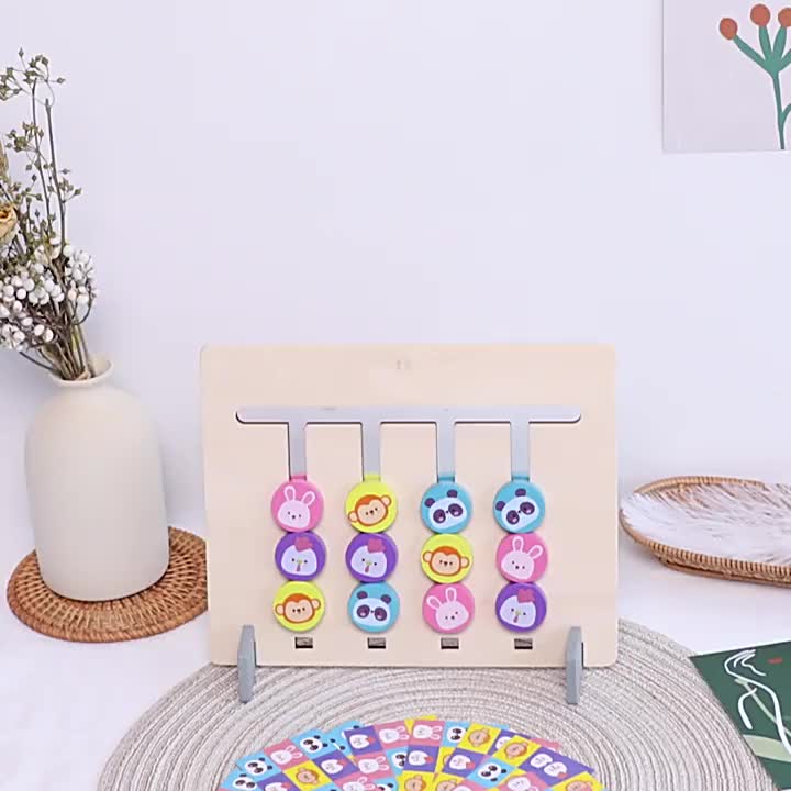 Mainan anak - Logika - Wooden Logic Game - Mainan kayu Toys