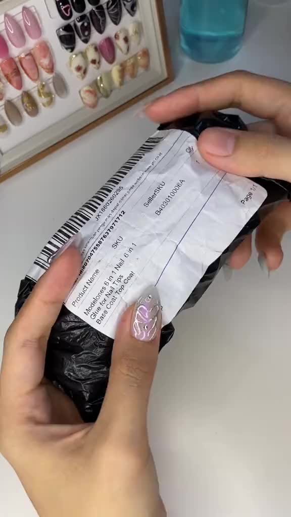 Modelones Lem Kuku 6 in 1 untuk Ujung Kuku Lapisan Dasar Lapisan Atas Penguat Kuku Ekstensi Kuku Gel Mekar Gel Lem Cat Seni Art Polish Nail Extension(1 Free Gift)