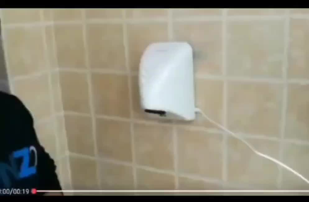 Hand Dryer Low Watt Sensor Infrared Otomatis Pengering Tangan Basah Cepat Kering Hemat Listrik