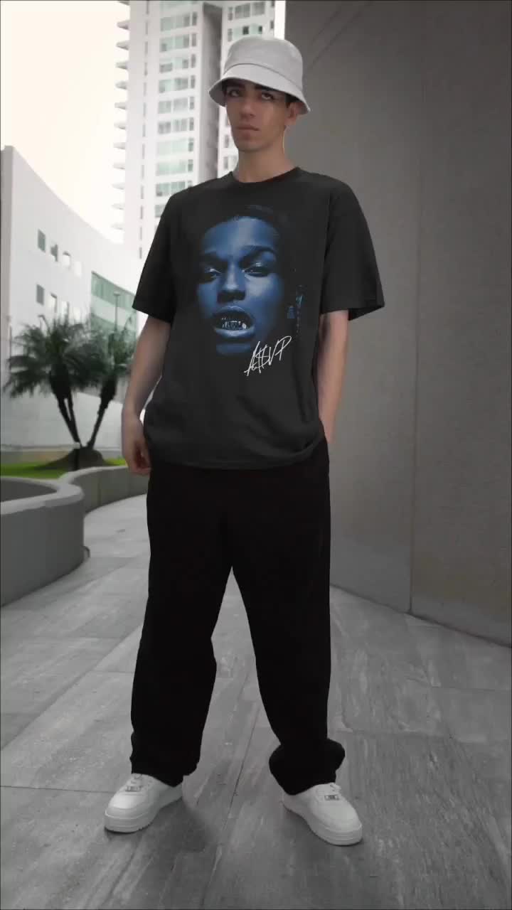 A$AP Rocky / Stonewash / Boxy Oversize  / Reguler Upsize / Kaos Skena Music
