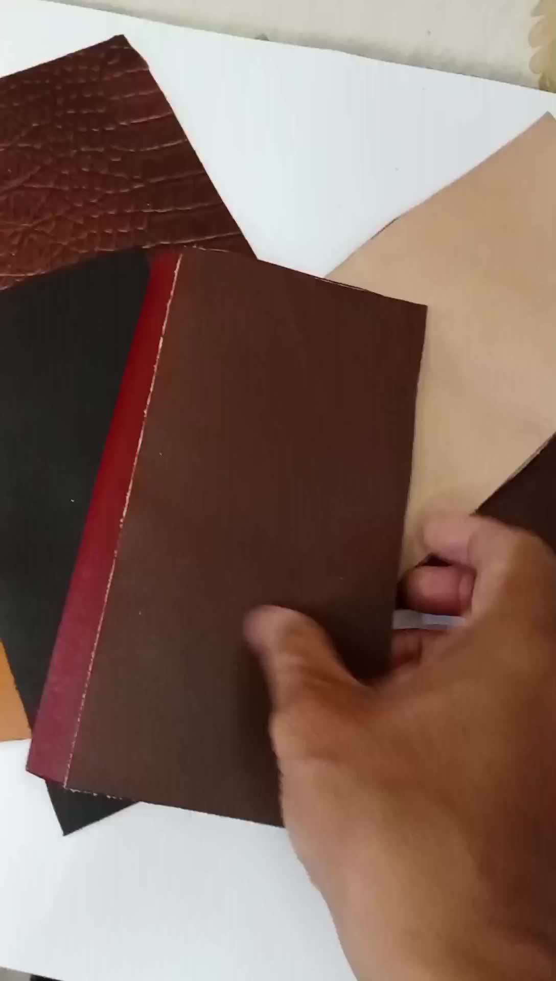Kulit Sapi asli lembaran potongan ukuran sampel fullgrain bahan sepatu dompet hand made warna tebal 1,5 - 1,6mm